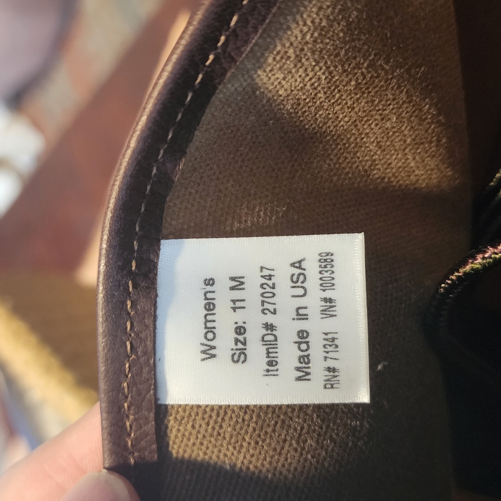 Womens LL Bean Duck Boots - Black and Tan - Picture 2 of 10